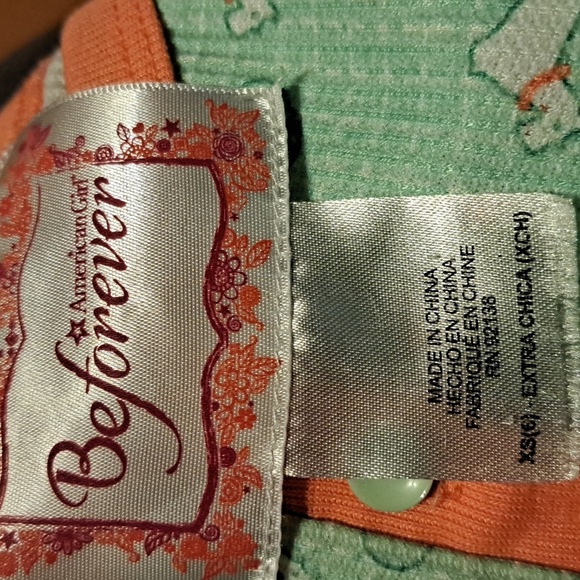 American Girl girls size XS (6), S (7/8) or Large (14/16)pajama set - Picture 9 of 10